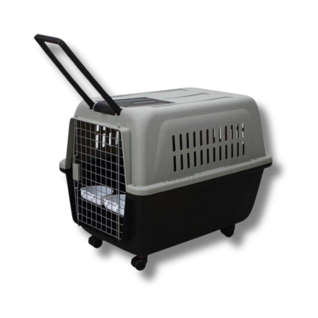 PIUMER Transportin YOMMY | para Grandes Mascotas | con Ruedas | Medidas 81x57x59cm