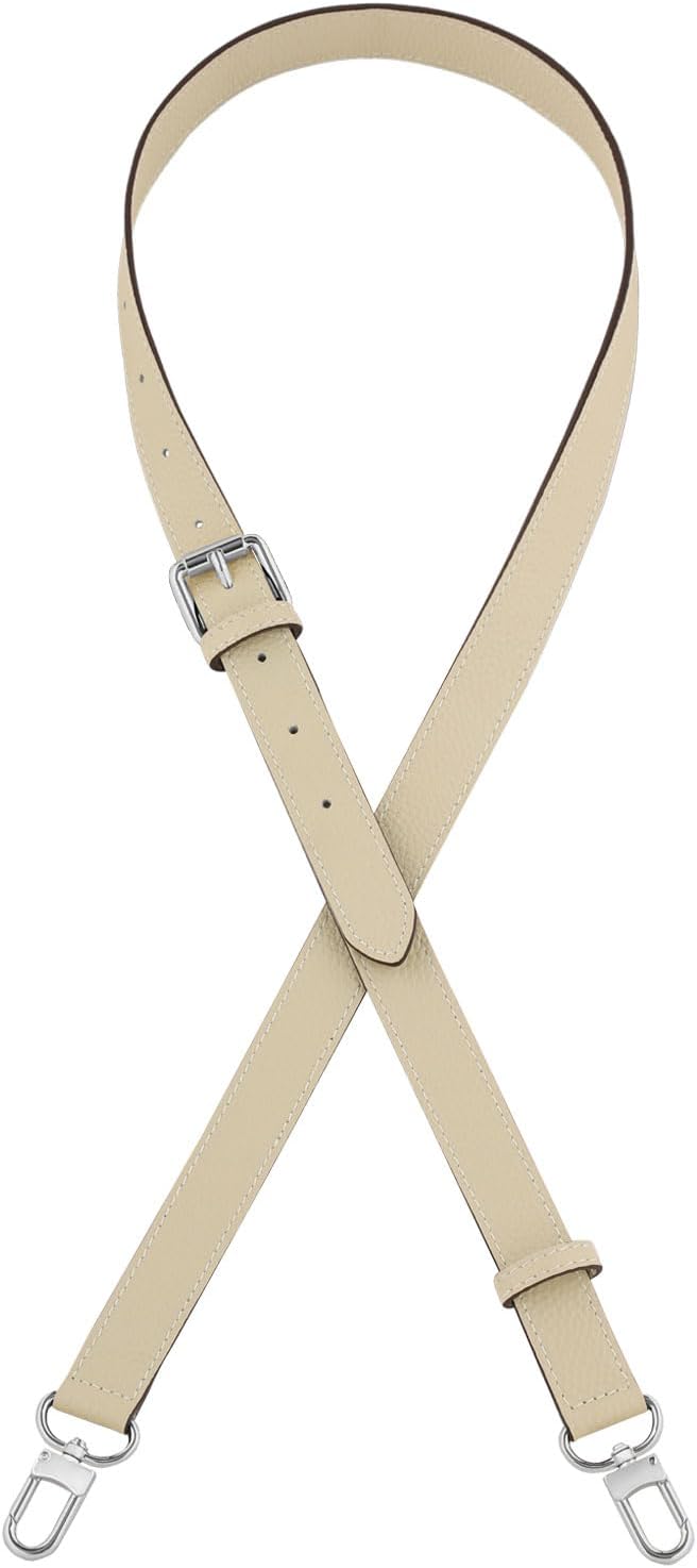 IBWell Genuine Leather Strap Replacement Crossbody Adjustable with Shoulder Strap Pads for Travel Duffel Bags