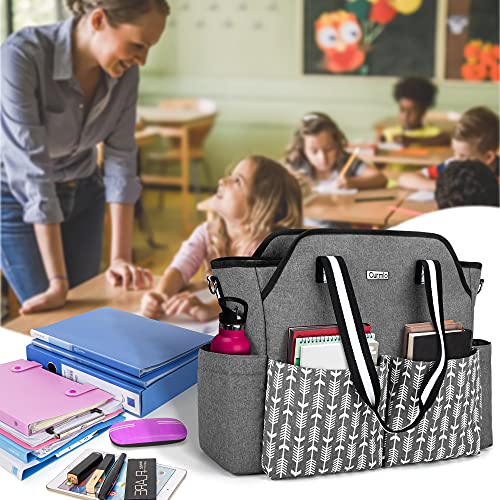 Bolsa de trabajo CURMIO para maestras con funda para laptop miniatura 3