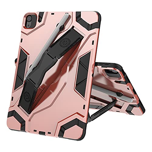 Trysunny iPad Air4 ケース 2020 iPad 10.9インチ iPad Air 4 ケース 子供用 シリコン ショルダー ストラップ 肩掛け スタンド ハンドストラップ付き 三層構造 スタンド機能 Apple pencil2 収納 耐衝撃 アイパッド エア4 10.9インチ ケース 全面保護 カバー