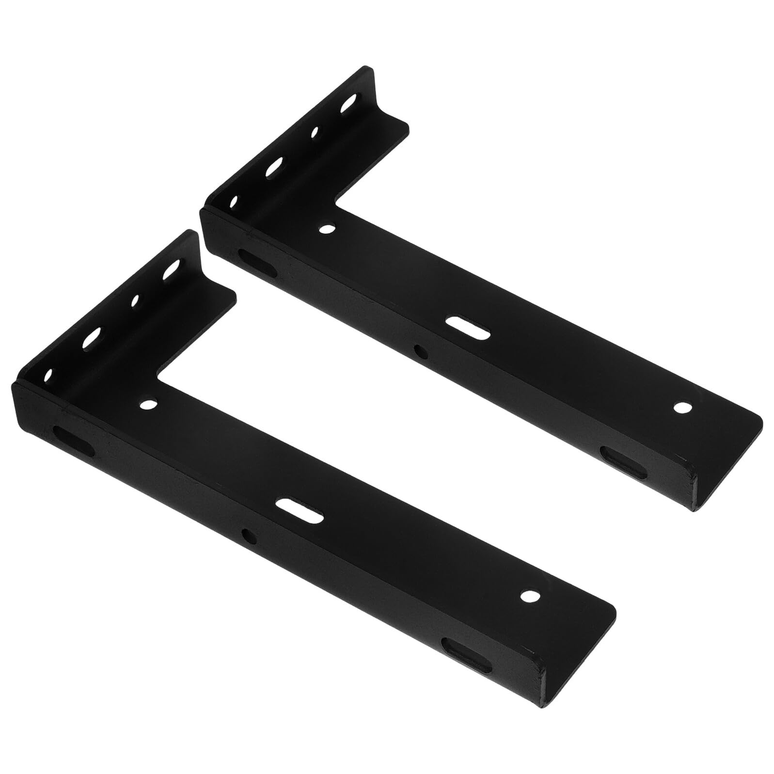 OUNONA 2pezzi Staffe Metalliche per Mensole Parete Staffe per Appendere Oggetti Pesanti Supporti per Mensole Regolabili per Librerie e Scaffalature Design Invisibile per Interni Moderni