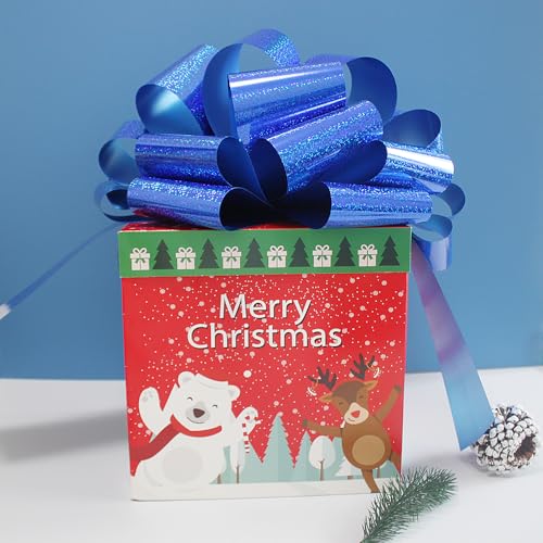 Hqjaxj 1Pcs Giant Gift Bows,16 Inch Giant Car Bow Large Gift Bow Large Christmas Gift Refrigerator New House Bicycle And Party Decoration Giant Gift Packaging Bow  thumb #4