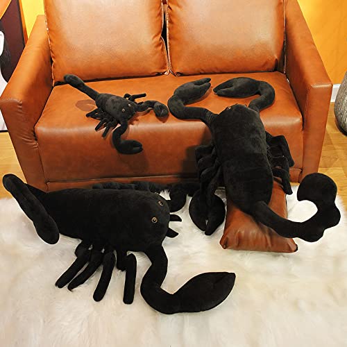 Simulación Araña Peluche Juguete Complicado Tamaño Grande Llifelike Escorpión Almohada Animales de Peluche Decoración de la habitación de muñecas Regalo para niños 100cm Escorpión
