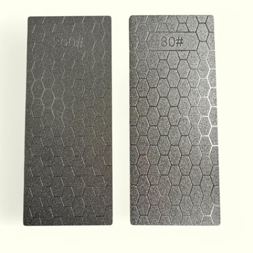 Kit 2 Cales à Poncer Diamantées – Grain 80 & 200 | Pour Carrelage, Pierre, Marbre, Béton | Bloc à Poncer Manuel – Outillage Carreleur 2.0