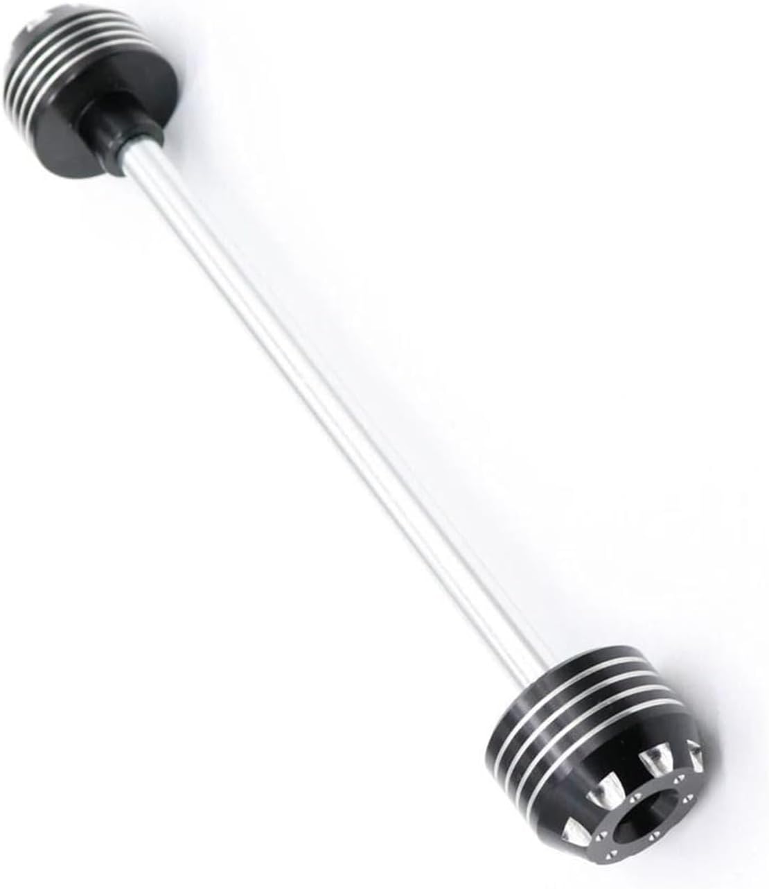 Motorcycle Wheel Protector for ZX-10R for Ninja 2004 2005 Motorcycle Axle Sliders Protector Front Rear Wheel Fork Falling Guard Pads(Front Black)