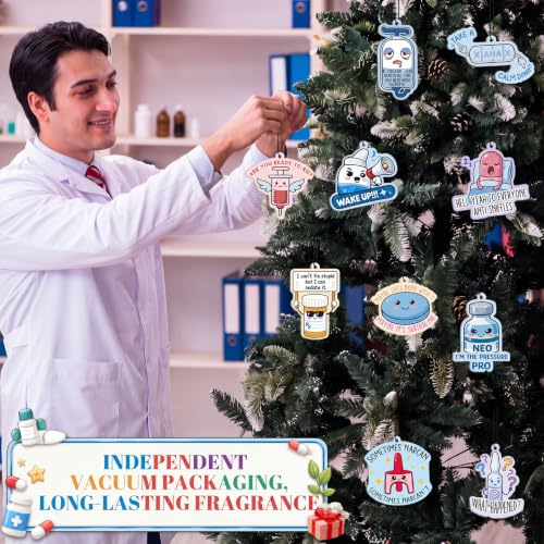 Image of Siifert 60 Pcs Pharmacy Technician Gifts Bulk Air Freshener Car Women Men
