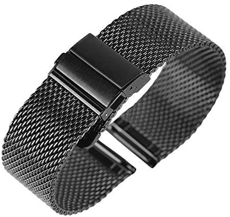 Bracelet de montre noir ou rose doré idéal pour le bureau et vos soirées
