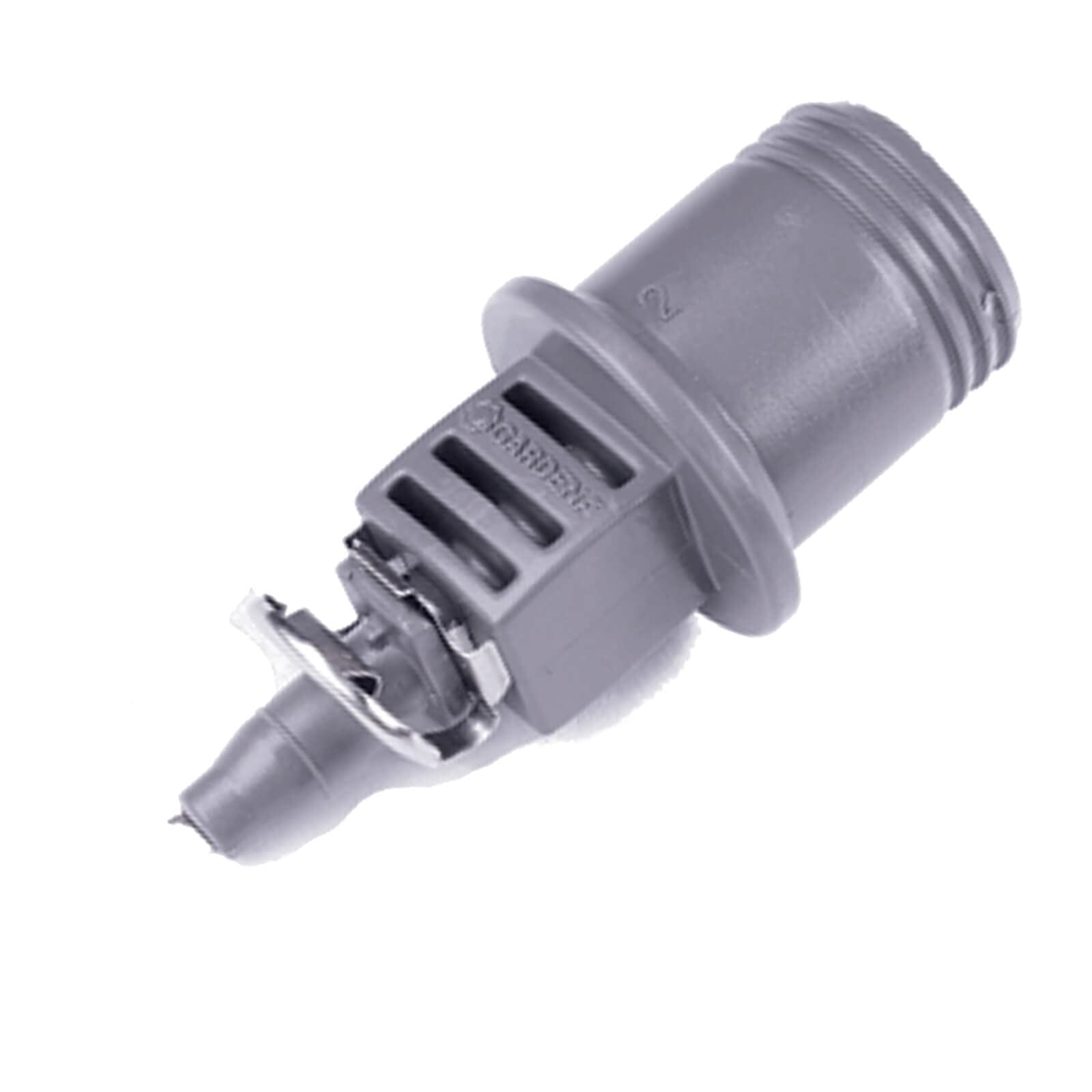 Bewässerung Accessory for the Gardena Micro-Drip System Reducer for the Basic Device 13 mm to 4.6 mm Distributor Hose Adapter (Reducer 13 mm to 4.6 mm), Grey — image 1