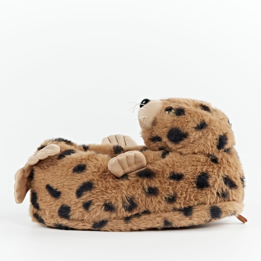 Image of ooohyeah Funny Animal Hug Plush Slippers for Women, Novelty Cute Cozy Warm Slippers with Non-Slip Grips
