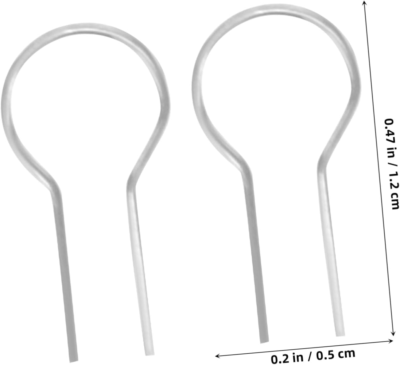 ULDIGI 100pcs High-Temperature Resistant Hanging Burning Needles for Pottery Firing Durable Jewelry Accessories Ergonomic Design for Easy Use and Storage