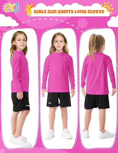 Image of Boys Rash Guard Swim Shirt Long Sleeve Rashguard UPF+ 50 SPF Sun Water Surfing Shirts for Toddler Kids Youth Teen 2T-16Y