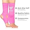 WYOX-Ankle-Wraps-Support-Boxing-Gear-for-Men-Women-Muay-Thai-Ankle-Support-Kickboxing-Wraps-Gym-Ankle-Support-Pair WYOX Ankle Wraps Support Boxing Gear for Men Women Muay Thai Ankle Support Kickboxing Wraps Gym Ankle Support (Pair) (Pink, L/XL (Women 7.0-10.5/ Men 6.0-9.5))