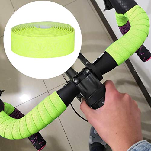 Cyrank PU and EVA Leather Bicycle Handlebar Tape #TOP20