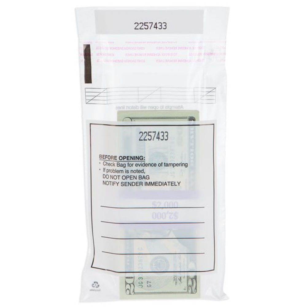 Buy BankSupplies 1 Strap Bags 5W x 71/2H Case of 1000 100 Note