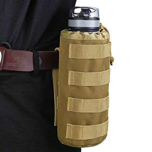 Gonex Tactical Military Molle Water Bottle Pouch Tan #TOP6