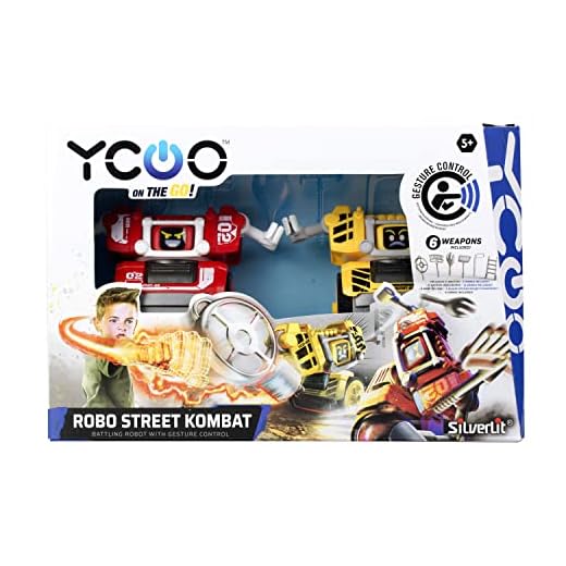 Bizak Hand Control Battle Robot Robots Luchadores con Control por Movimientos, Mueve tu puño de 6 Formas Diferentes y controla tu Robot para Diferentes acciones, a Partir de 5 años (62008067)