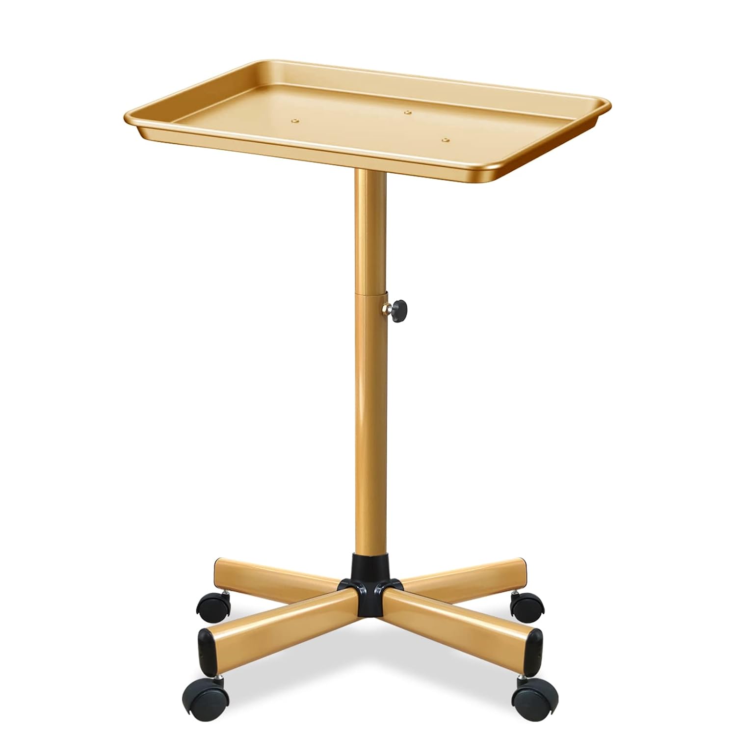 Premium Aluminum Salon Tray, Sturdy Corrosion-Resistant Adjustable Tray is Used for Salon Tray on Wheels, Salon Tool/Color Tray, Beauty Spa Tray, Dentist Tray, Etc.…(Gold) Premium Aluminum Salon Tray, Sturdy Corrosion-Resistant Adjustable Tray is Used for Salon Tray on Wheels, Salon Tool/Color Tray, Beauty Spa Tray, Dentist Tray, Etc.…(Gold)
