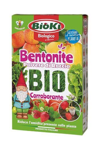 Bentonita, corroborante y potenciador de Las defensas de Las Plantas de ataques de Hongos y cifrado. Ammesso en Cultivos biológicos, Estuche de 900 g
