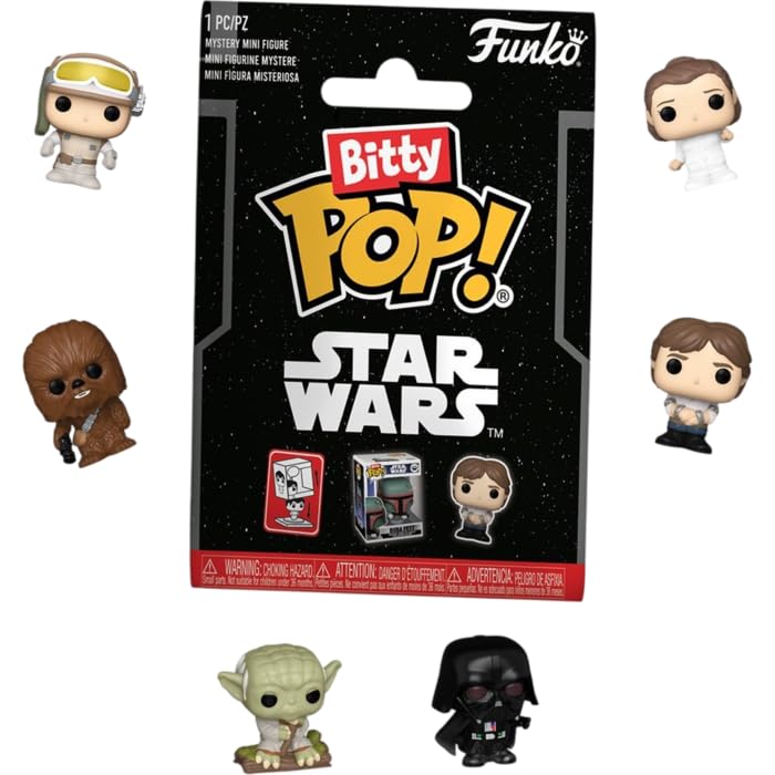 Funko Star Wars - Serie 2 Bitty Pop! Surtido de bolsas ciegas (1 figura aleatoria)