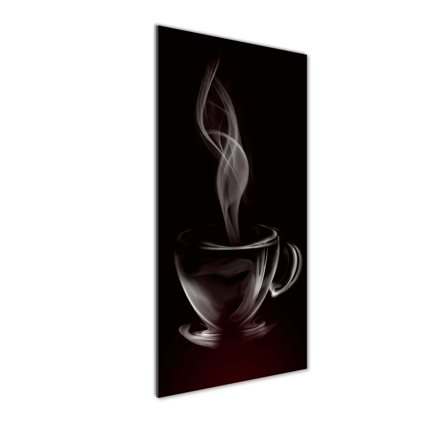 Déco Mural Nourriture et Boissons en Verre Acrylique Tulup Brun