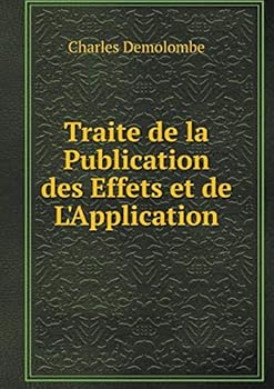 Paperback Traite de la Publication des Effets et de L'Application [French] Book