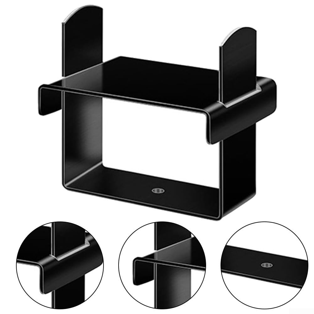 Kit di morsetti a molla a balestra, 4 pezzi, kit di morsetti a molla a balestra, molle a balestra fino a 6,3 cm di larghezza, per il controllo stabilizzatore dei veicoli (nero)