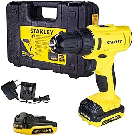STANLEY Parafusadeira e Furadeira de Impacto de 3/8" SCD121S2K co...