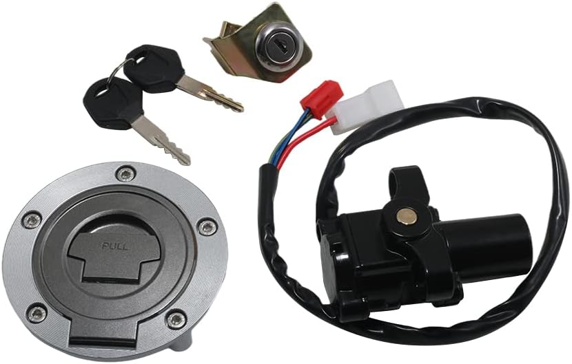 Ignition Switch Gas Cap Cover Seat Lock Key Set for Yamaha YZF R1 R1 2004-2014 for Yamaha YZF R6 R6 2006-2016 for Yamaha MT01 MT-01 2005-2009 for Yamaha Ignition Switch Fuel Tank Cap