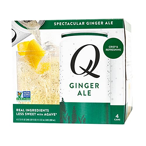 Q Mixers Ginger Ale, Premium Cocktail Mixer, 7.5 Oz (12 Cans) #TOP2