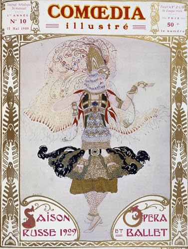 Affiche Toile Danseur des Ballets Russes pour sublimer un mur vide 60x90