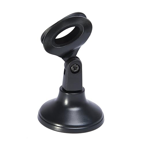 AKOAK Soporte de micrófono de escritorio portátil ajustable con clip de micrófono para estudios de conferencia de computadora, micrófono, podcasts,