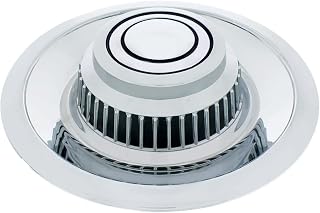 United Pacific Industries C687005 Chrome Plastic Rally Hub Cap, 4 Pack