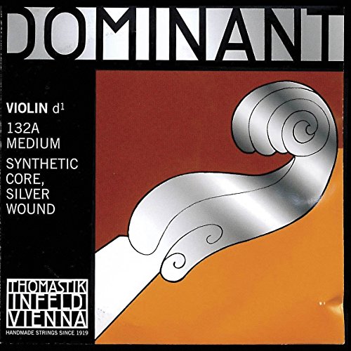 Thomastik Dominant 4/4 Violin D String Medium Silver-Perlon