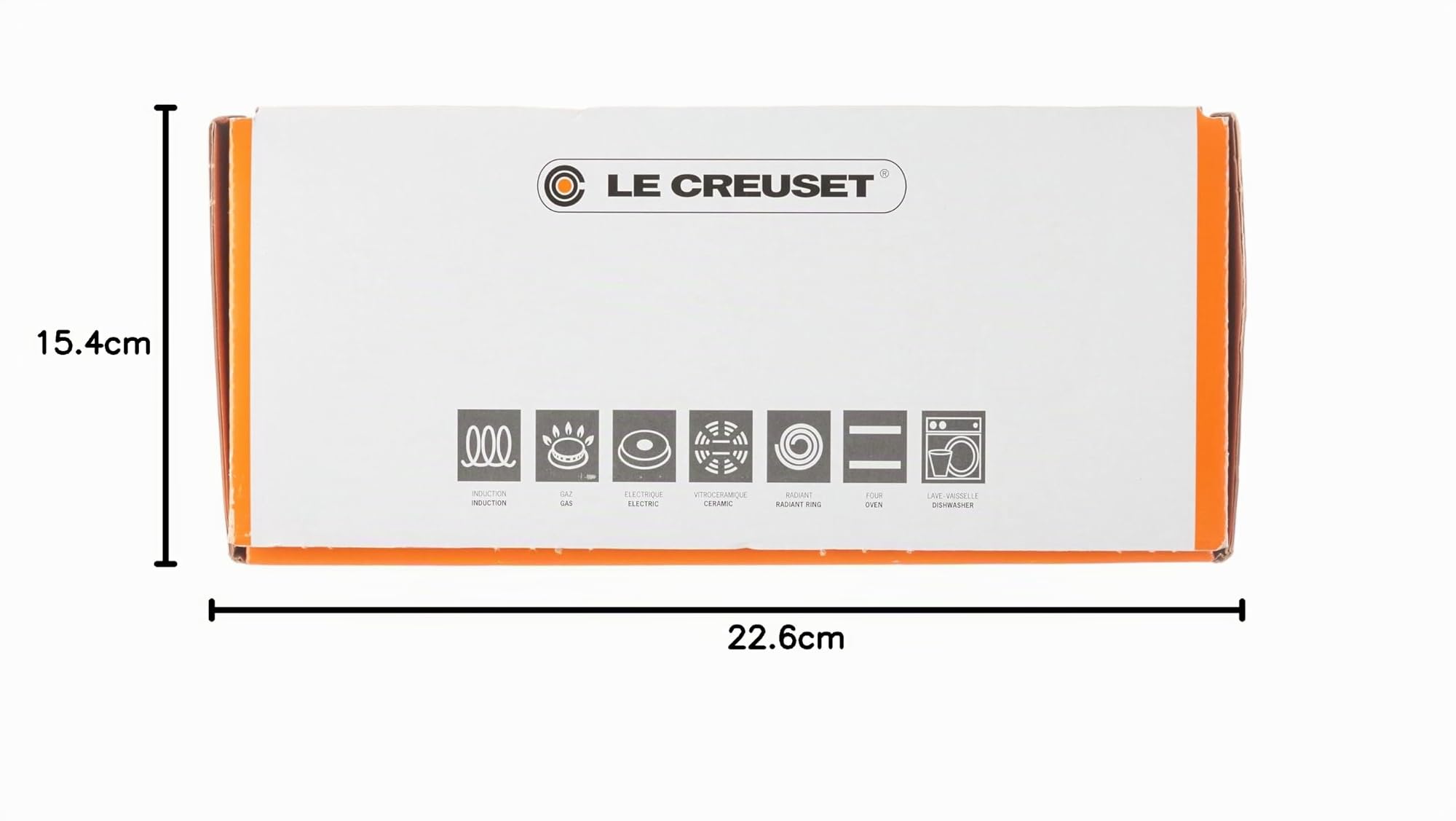 Le Creuset Cocotte oval de hierro fundido, 27 cm, 4, 1 L, Todas Las Fuentes de Calor incluso inducción, Volcanico, 27 cm, 21178270902430