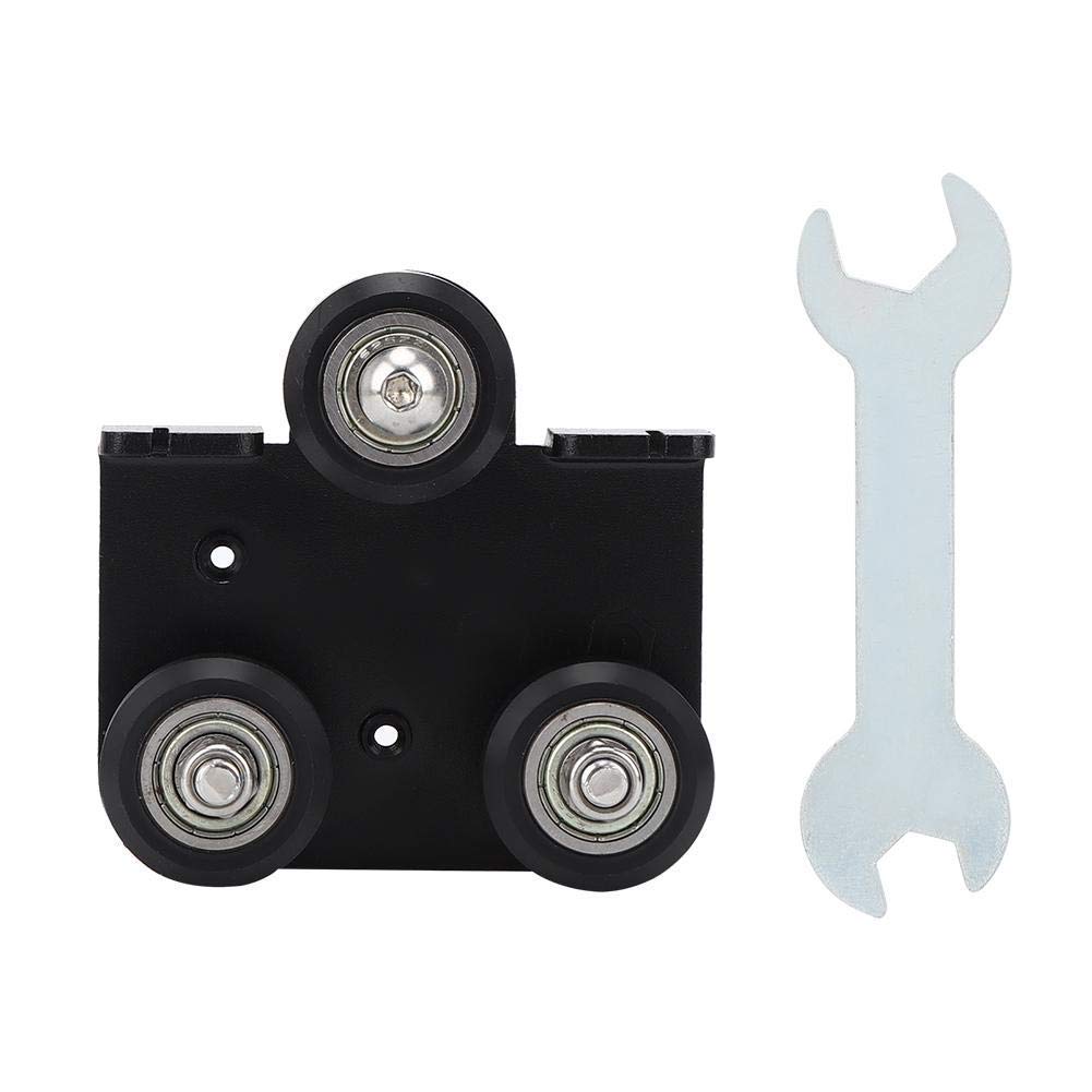 Extruder Backplate Set, 2.5mm Metal Extruder Back Support Plate 3D Printer Parts Extruding Backplate with Wrench for Creality 3D Printer Gantry Machines