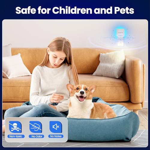 Fly Trap Indoor, 2 in 1 Plug in Fruit Fly Traps for Indoors with Auto Night Light Gnat Traps for House Indoor Flying Insect Trap for Fruit Flies Moths Mosquito (2 Device + 10 Glue Cards) — view 5