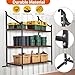 Talustool 2 Pack Hanging Heavy duty Adjustable Shelf 56.5x22 Cargo Container Shelving units