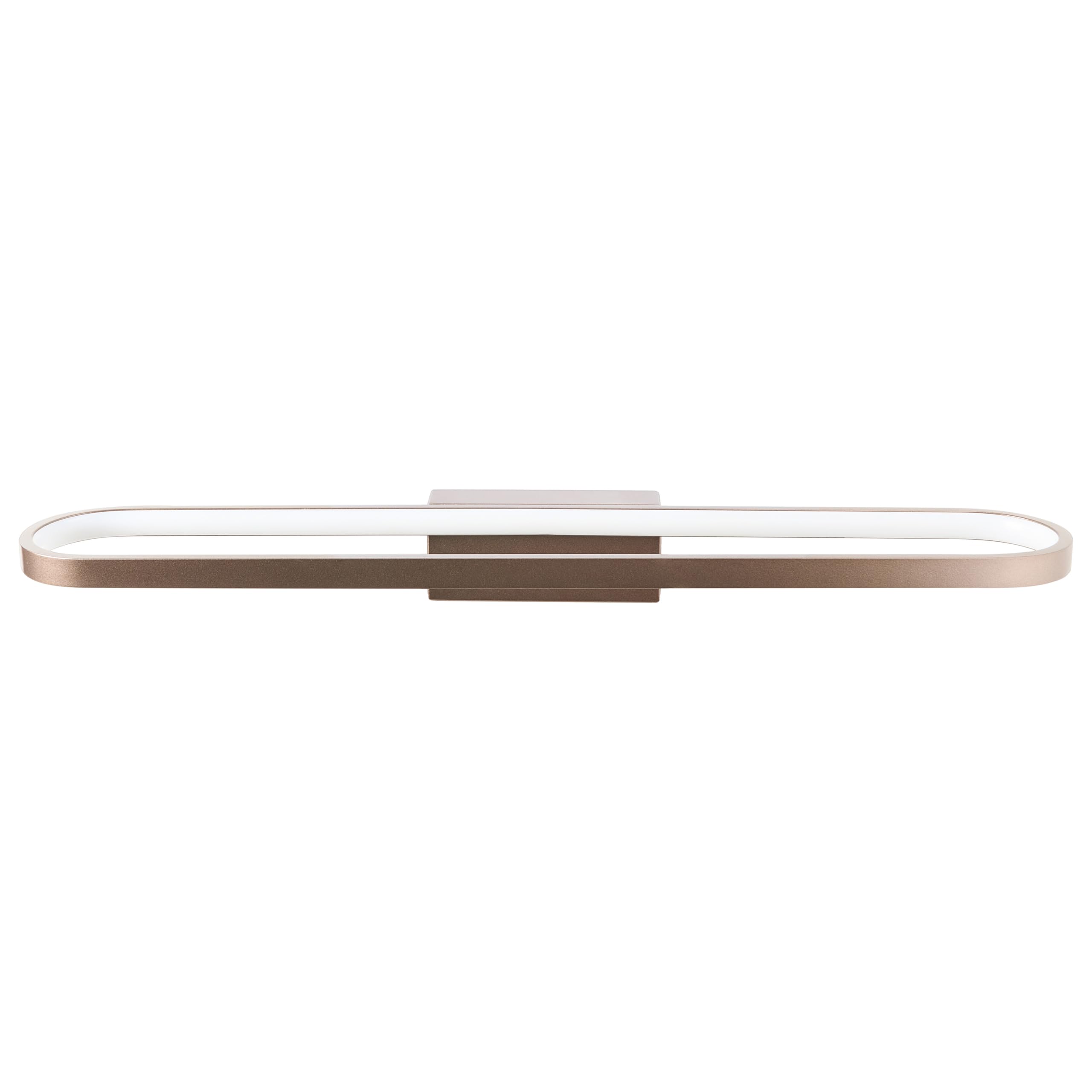 LED Spiegelleuchte Metall braun 60 cm länge Wandleuchte Spiegellicht Midou