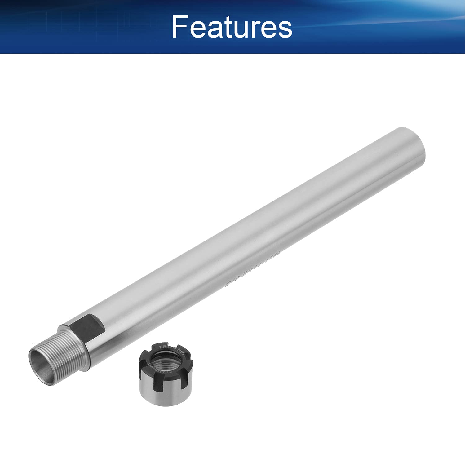Router Rod 150mm Collet Extension For Woodworking Auniwaig Router Collet Chuck ...