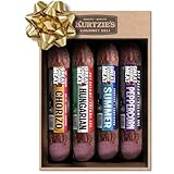 Gourmet Salami Sampler Gift Box – 4 Flavours: Peppercorn, Chorizo, Hungarian, Summer Sausage – Gluten-Free Salami Sticks for Charcuterie Boards, Meat Lovers, High-Protein Snacks – Made in Canada by Great Canadian Meat