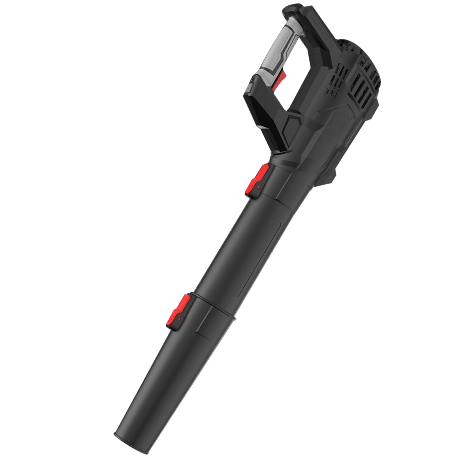 Soffiatore portatile 580CFM 160MPH Tubi intercambiabili Autonomia 40 minuti 2 batterie da 4, 0 Ah Costruzione ergonomica Soffiatore a batteria