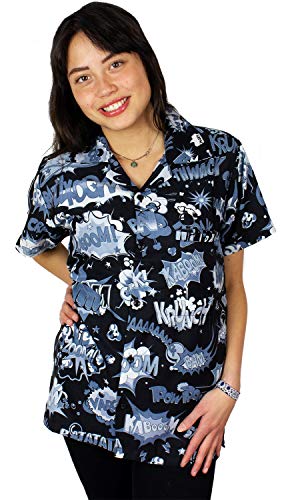 King Kameha Camisa havaiana original | mulheres | XS-6XL | manga curta | bolso dianteiro, estampado havaiano, BoomBang, Monpreto, L