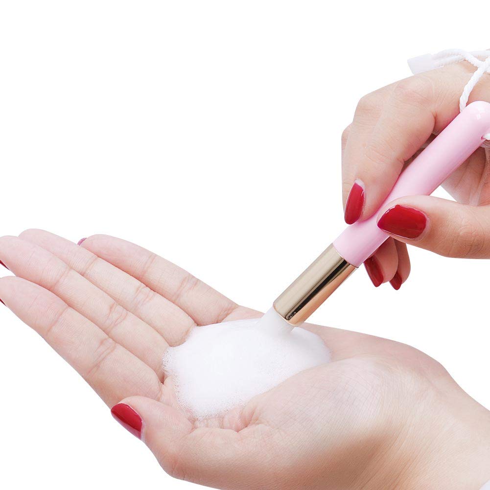 Detergente Ciglia 60ml Pulitore per Ciglia Shampoo per Ciglia Lavaggio Dai un Pennello Morbido Lash Shampoo