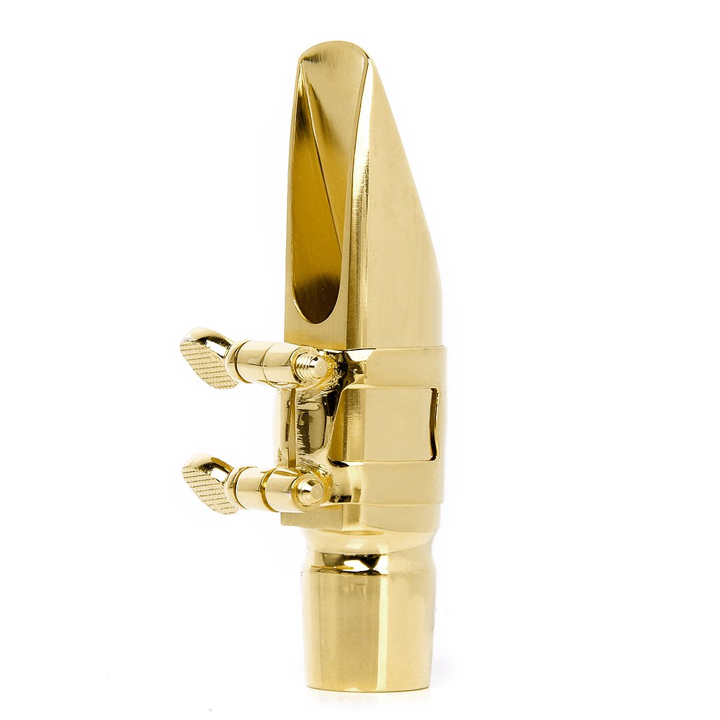 LOOM TREE Alto Sax Saxophone Mouthpiece #7 Metal with Cap and Ligature Golden Plated | Wind & Woodwind | Parts & Accessories | Straps-image-36