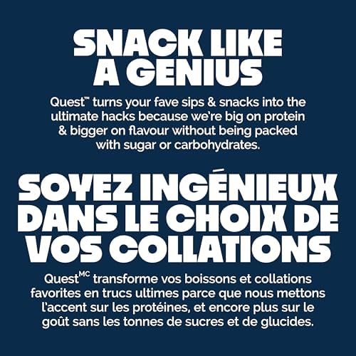 Quest Nutrition Double Chocolate Chunk Protein Bar, High Protein, High Fibre, Low Sugar, Keto Friendly, 20g Protein, 1g Sugar, 4ct - 2