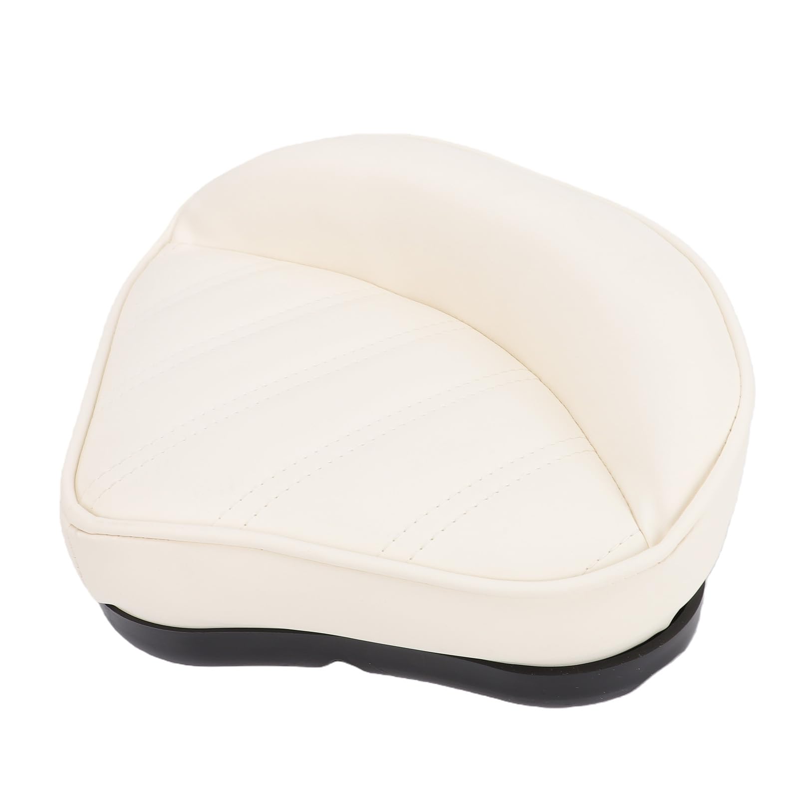 Asiento de Fundición para Barco, Asiento de Espuma de Alta Densidad de Etenilo de Grado Marino, Cómodo y Duradero, para Cubierta de Fundición, Jon Boat (Blanca)