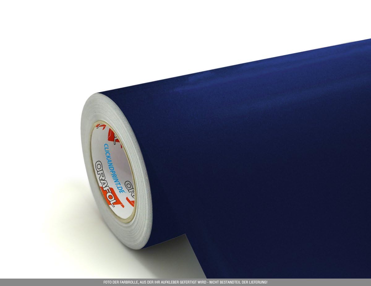 Aufkleber » Kraniche, 260x104,8cm, Metallic Tiefblau • Dekoaufkleber / Autoaufkleber / Sticker / Decal / Vinyl