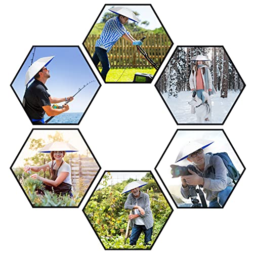 New-Vi UMBRELLA HAT E7 Hat, 25 Inch Hands Free Umbrella Cap thumb #6