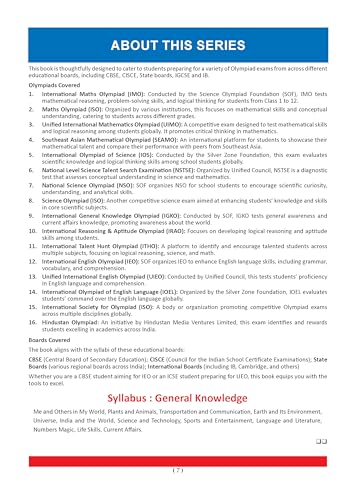 Image of Oswaal One For All Olympiads Class 2 General Knowledge (GK) Prep-Guide Book | Chapter-wise Previous Years' Solved Papers | Questions for SOF& Other Exams 2026 | With Sample Practice Papers & Oswaal.AI