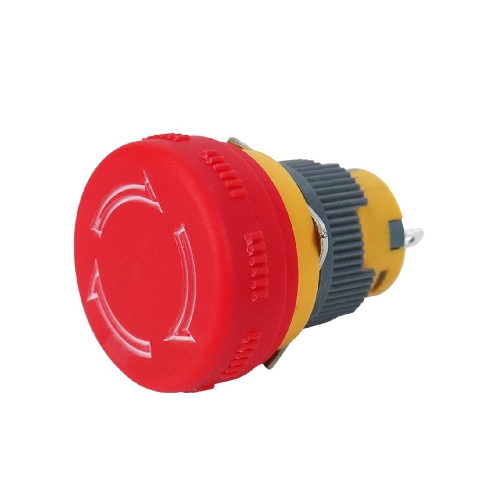 3X 16MM LATCHING Arresto di emergenza Interruttore a pulsante Pulsante